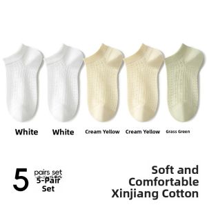 MiiOW | Womens Summer Thin Boat Socks Anti-slip Breathable Absorbent Short Socks MiiOW Cat Person Cotton Nylon Spandex Mesh Knit