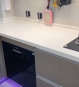 Thùng rác treo tủ bếp có nắp đậy thông minh hiệu MegaHome chính hãng treo tường dán tường