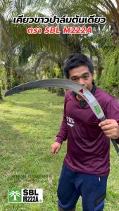 เคียวตัดปาล์มจำหน่าย SBL M222A ตราปาล์มต้นเดียวเหล็ก เคียวตัดปาล์มมาเล พร้อม 100% คม คุณภาพสูง