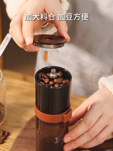 New Mini Hand Shake Manual Coffee Grinder ceramics Core 304 Stainless Steel Hand Burr Mill Grinder