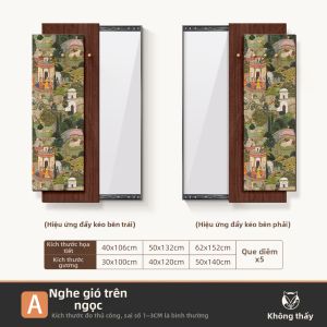 HAOJIUBUJIAN | Gương Trang Điểm Trượt Ẩn Phong Cách Pháp