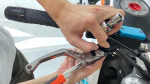 Jankusoo Motorcycle Short Brake Clutch Lever For Honda CB400 VFR400 RVF400 2015-2026 Aluminium Adjustable Handlebar CNC Lever