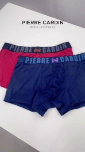 PIERRE CARDIN UNDERWEAR ICE COOL & SILKY TOUCH TRUNKS- ASSORTED COLOUR (2 Pcs) PC3088S