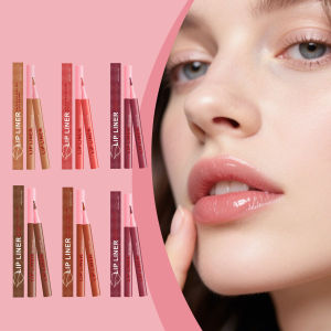 Bút Kẻ Môi Dưỡng Ẩm Lâu Trôi Màu Sắc Đậm Nét Chống Lem Chống Nước Tạo Đường Nét Trang Điểm Hàng Ngày