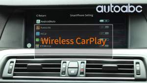 Wireless CarPlay Android AUTO For BMW NBT CIC System For BMW 5 Series F10 F11 2011-2017 NBT CIC Systems Support Phase Airplay