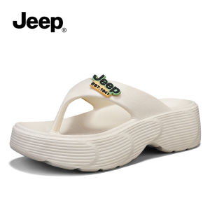 Jeep | Winter Outdoor Sandals Thick Sole Height-increasing Womens Flip Flops
