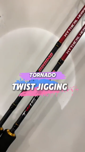[Gratis Senar] TORNADO Joran Pancing Spinning TWIST JIGGING Mythical Weapon 180cm PE 1-3 & PE 2 - 4 Hi-Carbon Solid HRS Blank Fuji