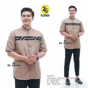 KOKO EL ZAGHA KOKO LENGAN PENDEK TOYOBO DELUX TAMPILAN ELEGAN SIZE M L XL