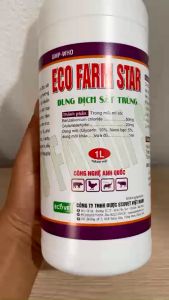 Eco Farm Star(1lít) Sát khuẩn chuồng trại vật nuôi lmlm newcatle tht tả châu phi