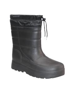 Giày Bốt Chống Thấm Nước Mùa Đông EVA Đế Phẳng Nhẹ Chống Trượt Lót Lông Cừu Dày Bảo Vệ Giày Làm Việc