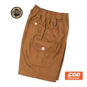 KAYLA KIDS - CELANA PENDEK CARGO SHORT SAKU PINGGIR ANAK USIA 1-7 TAHUN SIZE S-XL