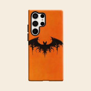 Vintage Halloween Bat Luxury Fashion Full Lens Protective Case for Samsung Galaxy S26 S25 S24 A56 A36 Plus Ultra