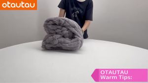 OTAUTAU 140x180cm Thick Soft Faux Fur Bean Bag Cover Pillowsac DD190【No Filler Inside! You Need To Buy Filler By Yourself !】