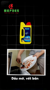Bột rửa bát Finish Classic – Dùng cho máy rửa chén – Can tiết kiệm – Sạch bong không cặn – Can 1kg hương chanh | Can 2.5kg chính hãng
