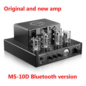 Nobsound MS-10D Tube Amplifier Audio Power Amplifier 25W*2 Vacuum amplifiers Support Hifi amplifier with Bluetooth/USB/headphone