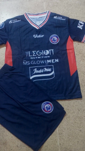 AURI SPORT COD BISA SABLON NAMA NOMOR/SETELAN BAJU BOLA ANAK AREMA MALANG USIA 7-13THN