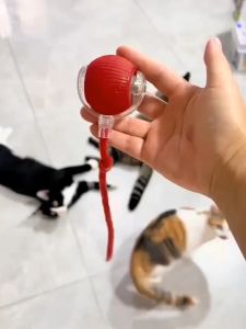 Rolling Cat Toys Ball Interactive Pet Toys Automatic Self Moving Cat Indoor Toy Self-Entertainment