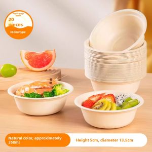 TEMEIJU | Eco-friendly Food-grade Disposable Paper Bowl for Fruit Salad