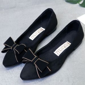 Comfortable Flat Bottom Womens Shoes Spring Autumn New Style Versatile Pointed Toe Work Shoes Fashionable Beijing Cloth Shoes