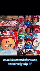 ROBLOX THEMED TOWEL SOUVENIRS FOR BIRTHDAYS AND BAPTISM