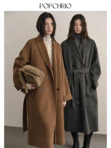 POPCHRIO | Áo Khoác Lông Cừu 100% Wool Úc Phong Cách Thư thái