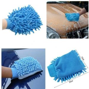Sarung Tangan Microfiber Kain lap Microfiber Cendol Cuci Mobil Motor Bulu magic Alat Pembersih