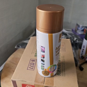 35 - GOLD: Sơn xịt  HAOSHUN AEROSOL SPRAY PAINT 450ML cao cấp Chuẩn Màu - Bóng Mịn Bám Dính cao cấp.