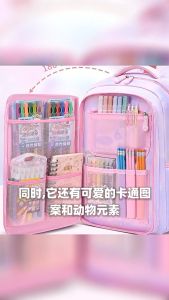 ใหม่กระเป๋านักเรียนนักเรียนประถมน้ำหนักเบากระเป๋าเป้สะพายหลังเรียบง่ายกระเป๋าเป้สะพายหลังเด็กผู้หญิง