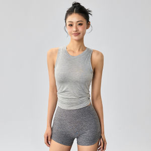 Athletic Sleeveless Vest For Yoga Running Fitness Back Beautification