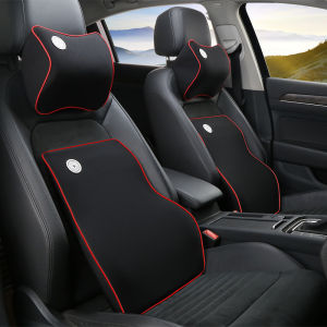 Gối tựa đầu và lưng cao su non cao cấp cho ô tô và ghế văn phòng chống gù lưng đau mỏi vai gáy