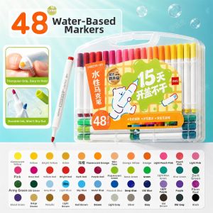 deli | Food-Grade Safety Non-Toxic Waterproof Washable Childrens Art Markers