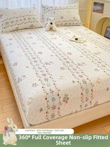 Kiss Dear | Thick Cotton Mattress Protector Bed Sheet Set
