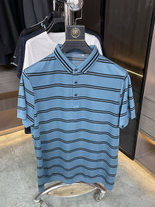 Áo Thun Nam Mùa Hè Tagkita Tshirt Cotton Polyester Regenerated Fiber Half Sleeve Striped Short Sleeve Fashion Urban Style Breathable