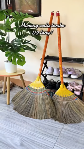 Buy 1 Take 2 Durable Walis Tambo Broom Natural Material Sturdy Handmade Detachable Sweeper