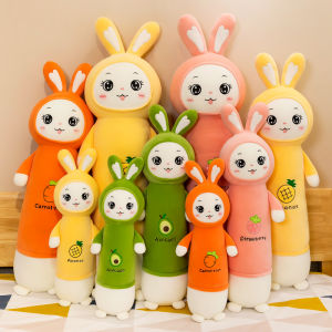 115CM Long Sleeping Cylindrical Pillow Rabbit Doll Creative Lazy Plush Toy Childrens Pillow Doll