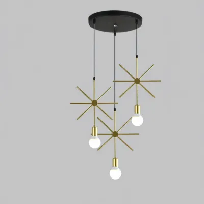 HAOJUESHIDENGSHI | Scandinavian Minimalist Multi-Head Pendant Light 3 Heads