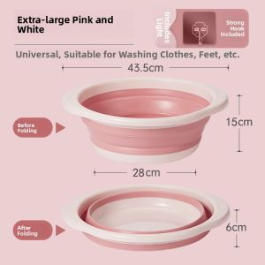 CHUSHE | Foldable Thickened Plastic Washbasin