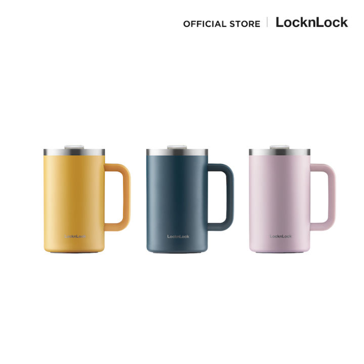 LocknLock แก้วน้ำเก็บอุณหภูมิ Flat Table Mug ความจุ 730 ml. รุ่น LHC4320