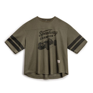 MADEN | Breathable Quick-Drying Loose Racing Print T-Shirt