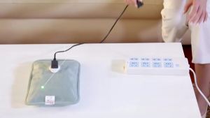 Rechargeable Hot Water Bottle Cute Electric Hand Warmer EU Plug Reusable Hot Compress Bag Heating Pad Hand Pocket Warmer