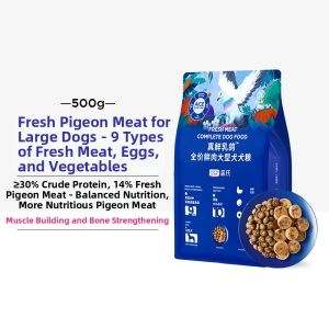 LEGENDSANDY | Heavyweight Upgraded Genuine Fresh Pigeon Freeze-Dried Dog Food