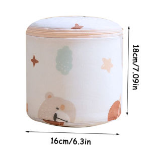 Mesh Laundry Bag Printed Thickened Washing Bags for Washing Machines Dirty ClothesStorage Basket Bra Organizer Anti-deformation