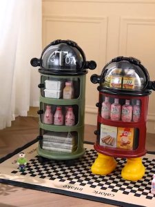 Movable Snack Storage Rack Multilayer Livinghome Storage Organizer For Toys&Dolls Children Storage Rack