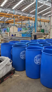 LWN Life ถังขยะ 200ลิตร ถังขยะเทศบาล ถังขยะกลม เจาะหูร้อยเชือก รุ่นหนาพิเศษ แข็งแรงวางกลางแจ้งได้