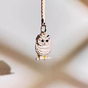 🦉(JP0217) เครื่องรางนกฮูกนำโชคด้านการเรียน วิชาการ และความปลอดภัยในการเดินทาง ⛩️จากศาลเจ้ามิยาจิดาเกะ