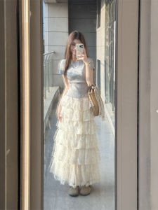 Gray Chic Short Sleeve T-Shirt Womens Slim Fit Summer New Style Korean Gentle Style Short Shoulder Line Fashionable Top