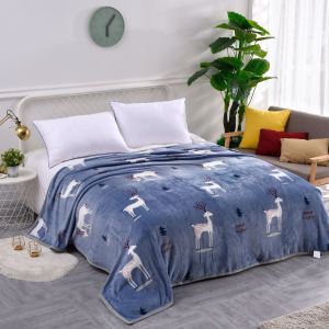 Quick-Heating Coral Fleece Blanket for Legs Winter Student Dormitory Nap Single Double Bed Cover Multi-Purpose Warmth