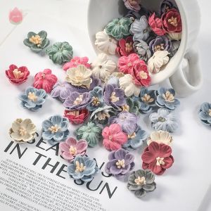 2cm Artificial Flower Daisy Head Wedding Accessories DIY Artificial Plant Wreath Headdress Home Decor Christmas Decoration 2025