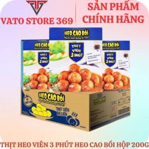 Thịt viên 3 phút HEO CAO BỒI hộp 200g