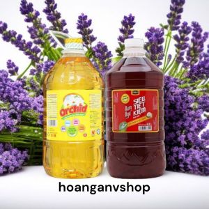 Combo 1c Dầu ăn Orchid 5 lít 1c Nước Mắm Nam Ngư Siêu Tiết kiệm 4.8l
